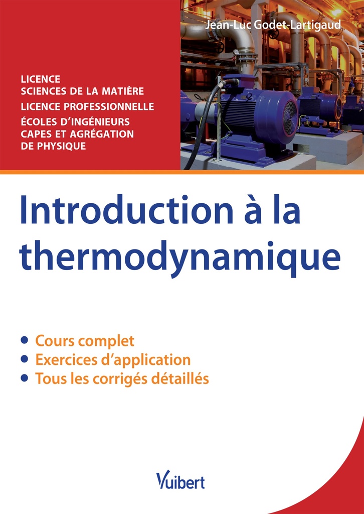 [9782311400816] Introduction à la thermodynamique