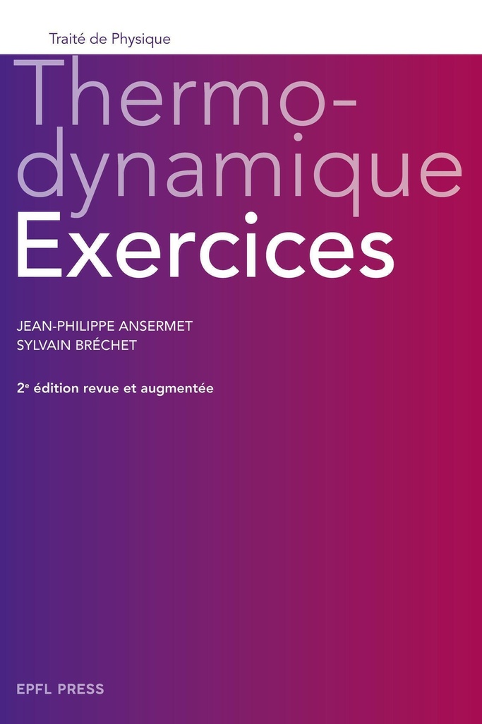 [9782889155804] Thermodynamique. Exercices