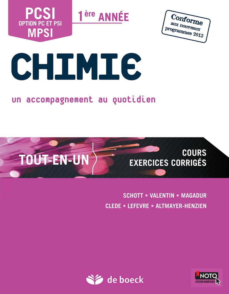 Chimie PCSI - 1re année