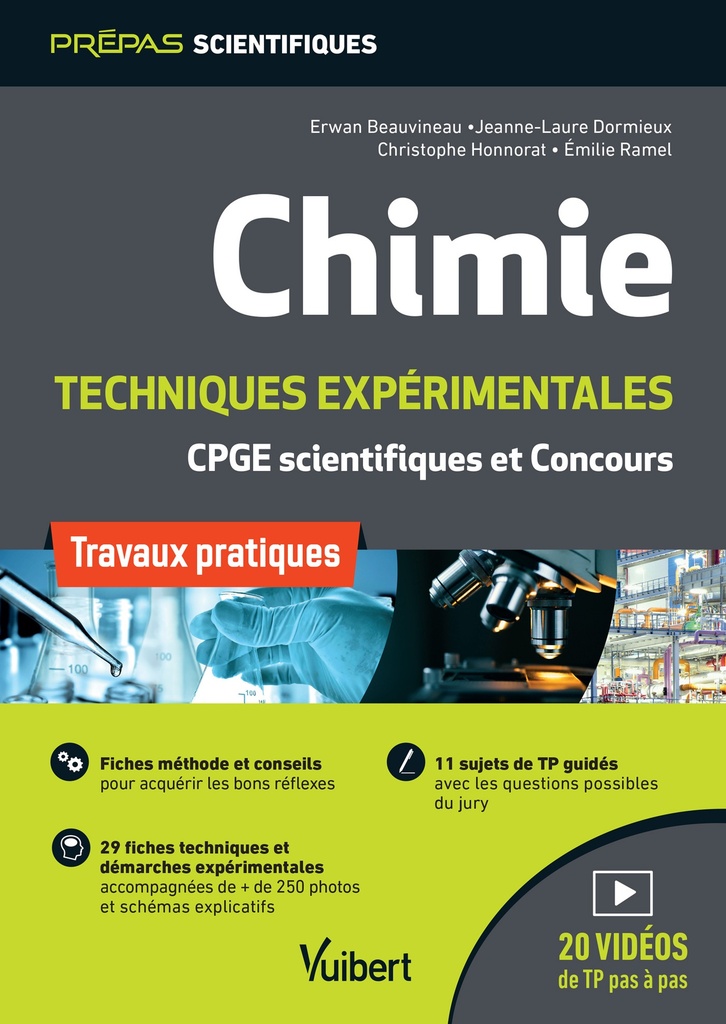 [9782311405293] Chimie. Travaux pratiques et techniques expérimentales