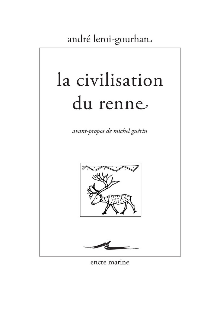 [9782350881751] La Civilisation du renne